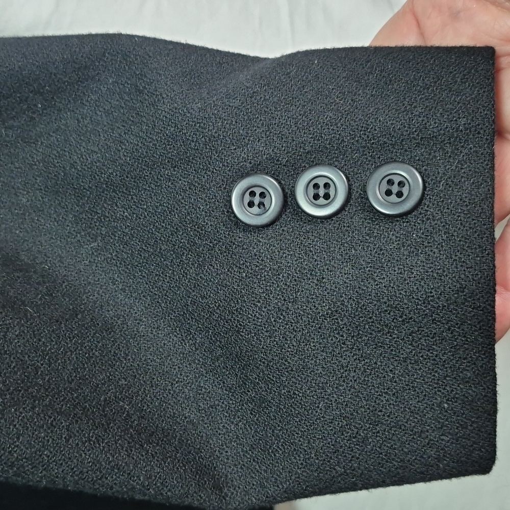 Pendleton Classic Black Double-Breasted Wool Blaz… - image 6